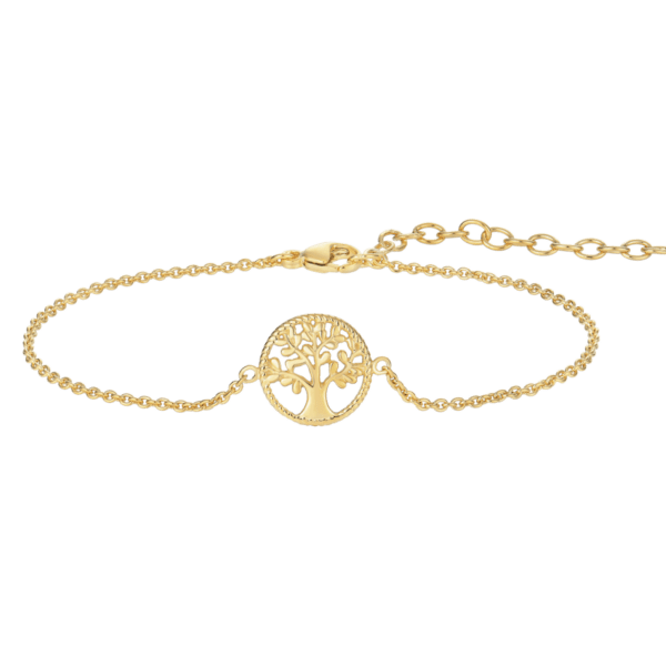Lebensbaum Armband 8 Karat Gold. Länge 17,4cm