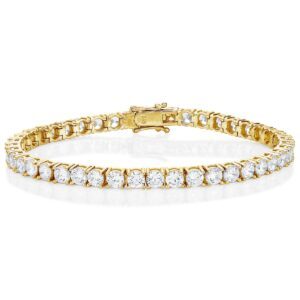 tennisarmbånd guld