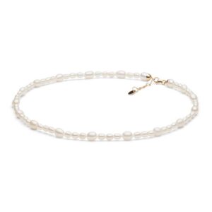 Perlenkette für Damen Gold