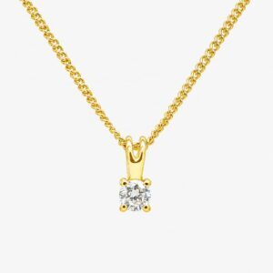 Halskette mit Diamant 0