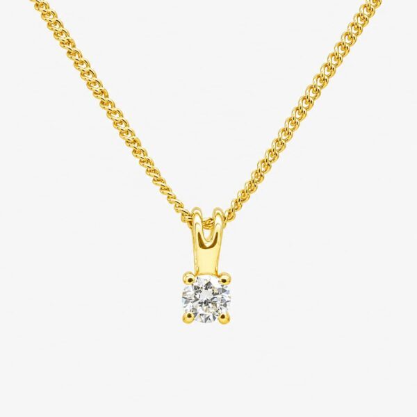 Halskette mit Diamant 0