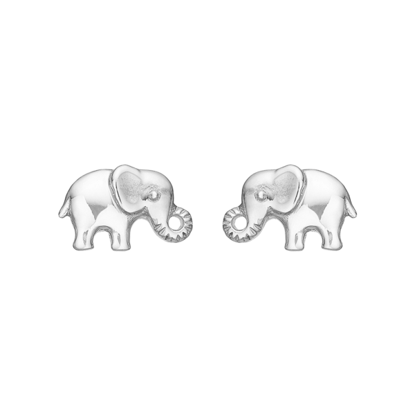 Silberohrringe Elefant.
