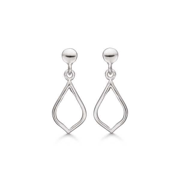 Arkandi Design tropfenförmige Ohrhänger aus Silber