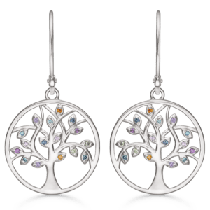 Lebensbaum ohrringe silber