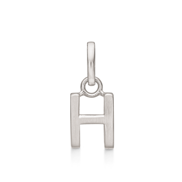 Buchstabenanhänger Silber H. Maße: 7,4 x 5,6 x 3,3 mm.