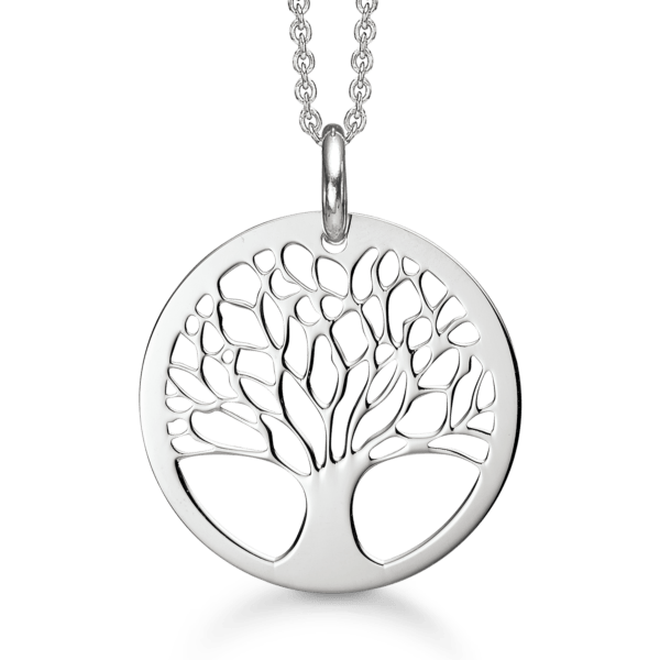 Arkandi Lebensbaum Kette in Silber - 42-45 cm