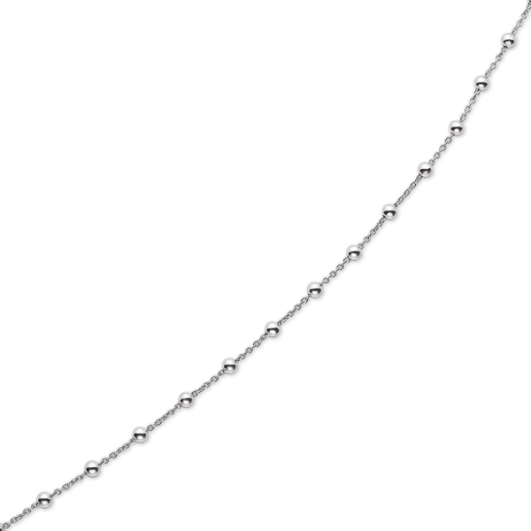 Silberkettenkugeln Länge 80 cm