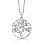 Lebensbaum kette silber