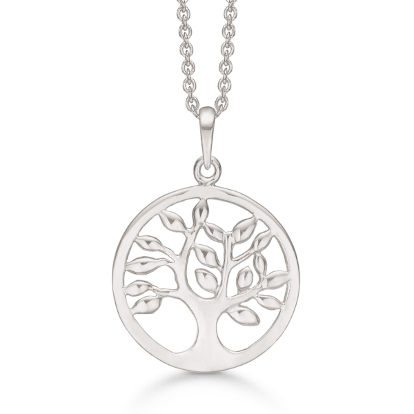 Arkandi Lebensbaum Kette in Silber - 42-45 cm