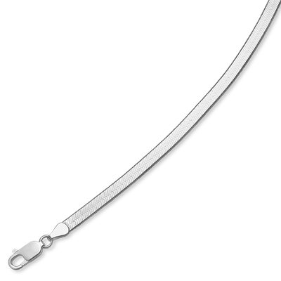 Schlangenarmband in Silber. 4,49 mm, 21 cm