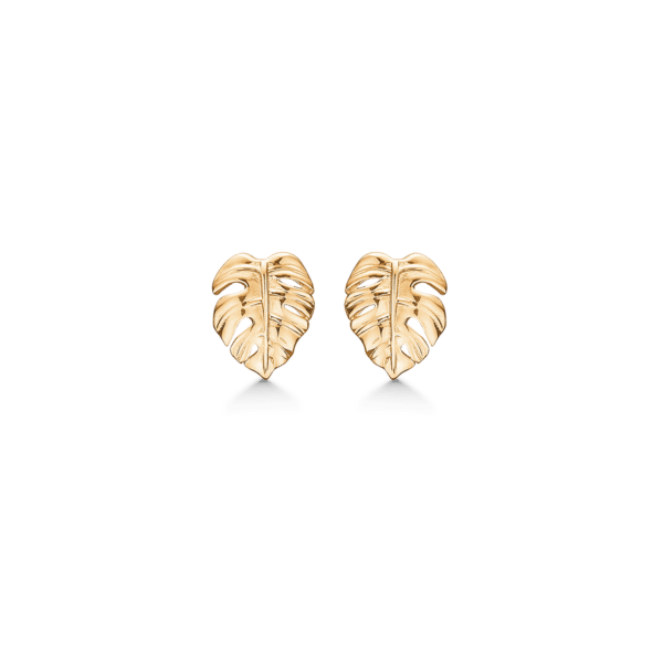 8kt. goldene Ohrringklinge Abmessungen: 7,44 x 6,05 mm.