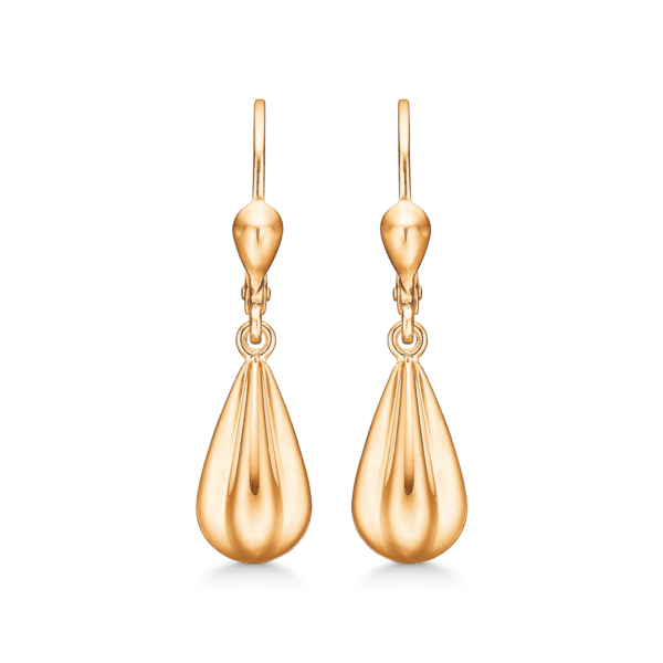 Hängende Ohrringe aus 8 Karat Gold