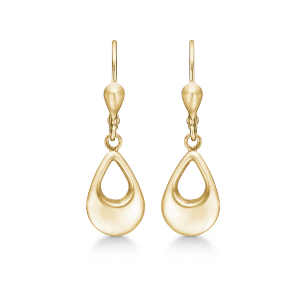 Goldohrringe aus echtem 8 Karat Gold