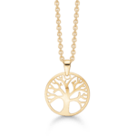 Lebensbaum kette gold