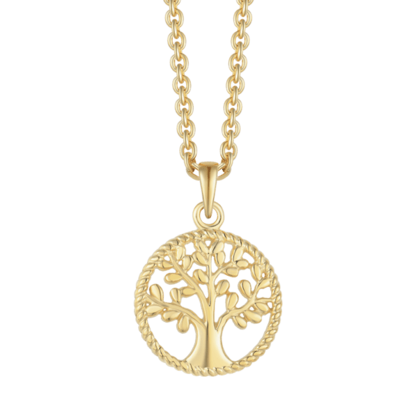 Lebensbaum Kette 8 Karat Gold