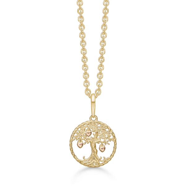 Støring Lebensbaumkette aus 8 Karat Gold - 42-45 cm