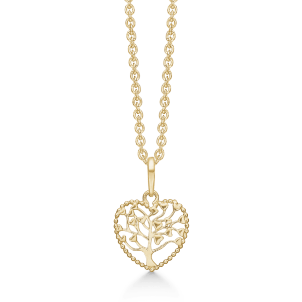 Lebensbaum / Kette aus 8 Karat Gold 42-45 cm