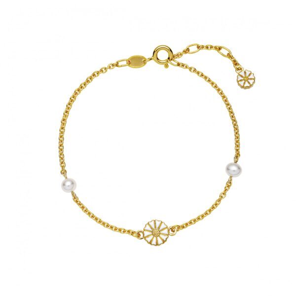 Lund Copenhagen Gänseblümchen Armband 7,5 + 5 mm fvp. fg.925