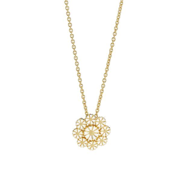 Lund Copenhagen Gänseblümchen Halskette 1 x 7,5 + 8 x 5 mm fg 925