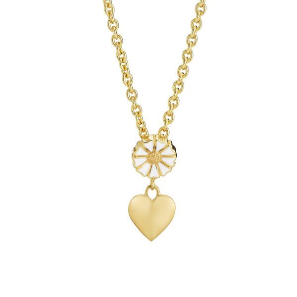 Lund Copenhagen Gänseblümchen-Halskette 7,5 mm + hj. wa z.B. 925