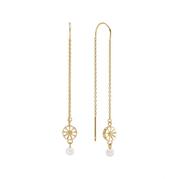 Lund Copenhagen Gänseblümchen-Ohrring. 7,5 mm fvp. z.B. 925