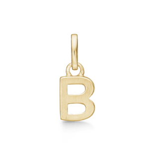 F14237B Bogstave vedhæng forgyldt B