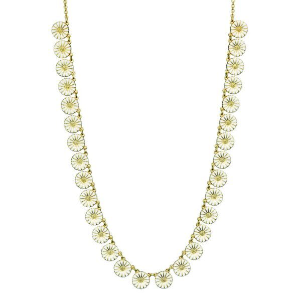 Lund Copenhagen Gänseblümchen Halskette fg.11mm 925