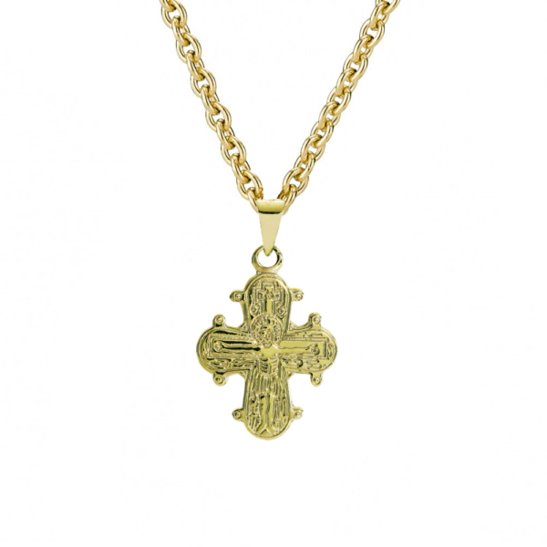 Lund Copenhagen Dagmarkors Goldhalskette 8 Karat 18x16 mm.